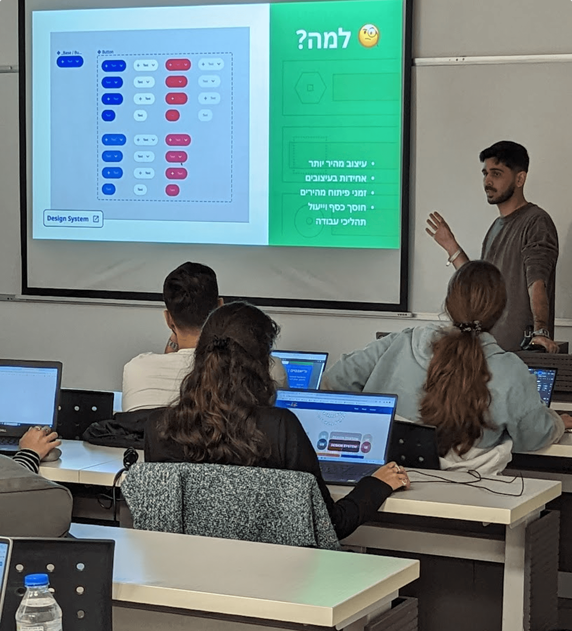 Teaching student design system basics @ The Academic College of TA Yaffo